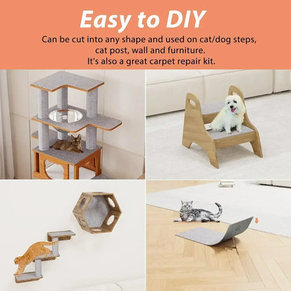 Cut-to-Fit Self-Adhesive Cat Scratch Furniture Protector